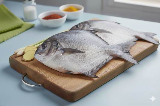 Black Pomfret / Karutha Avoli / Halwa Fish